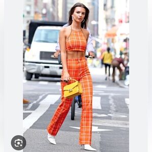 I AM GIA Orange pant set and top